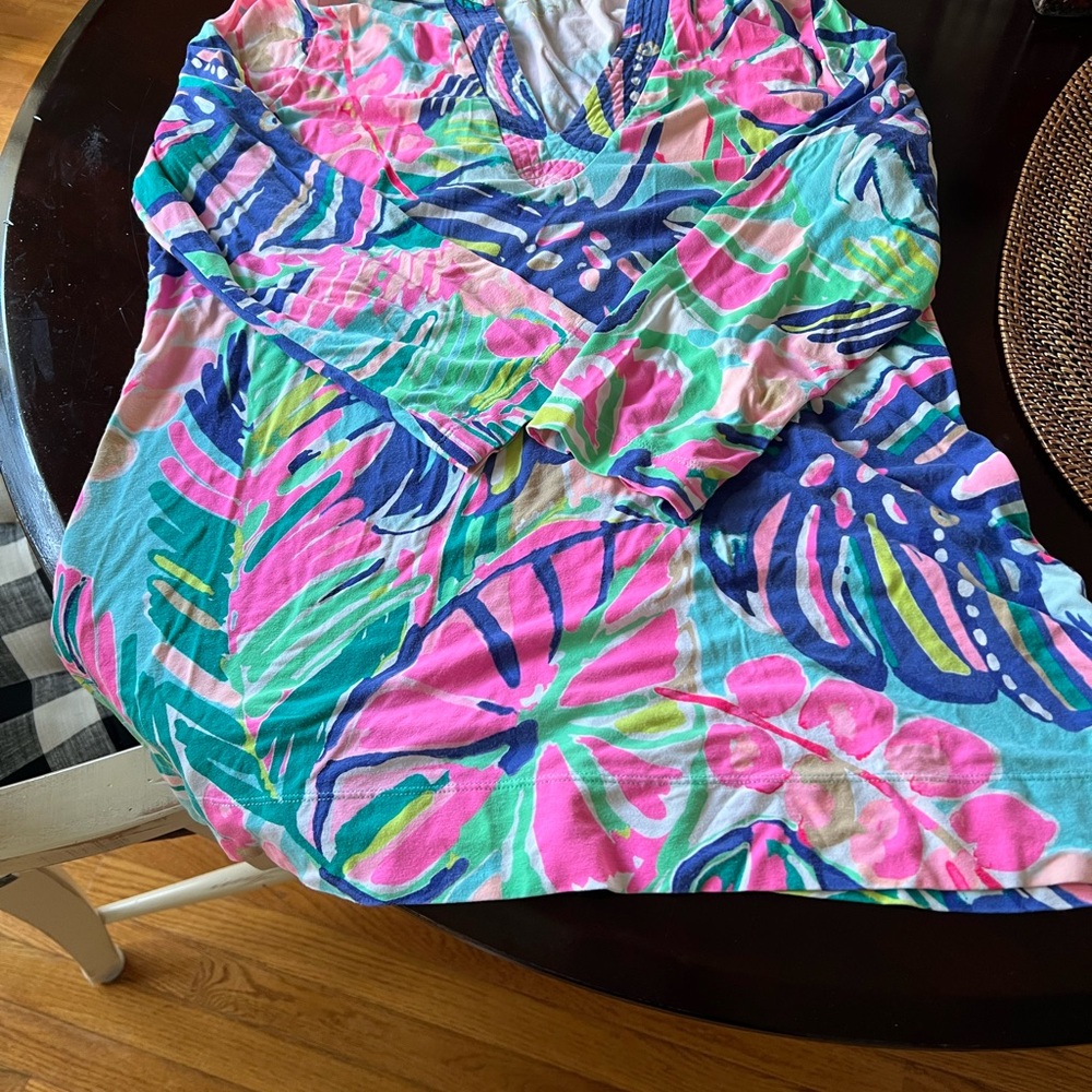 Lily Pulitzer beach cover up- very good condition marked large